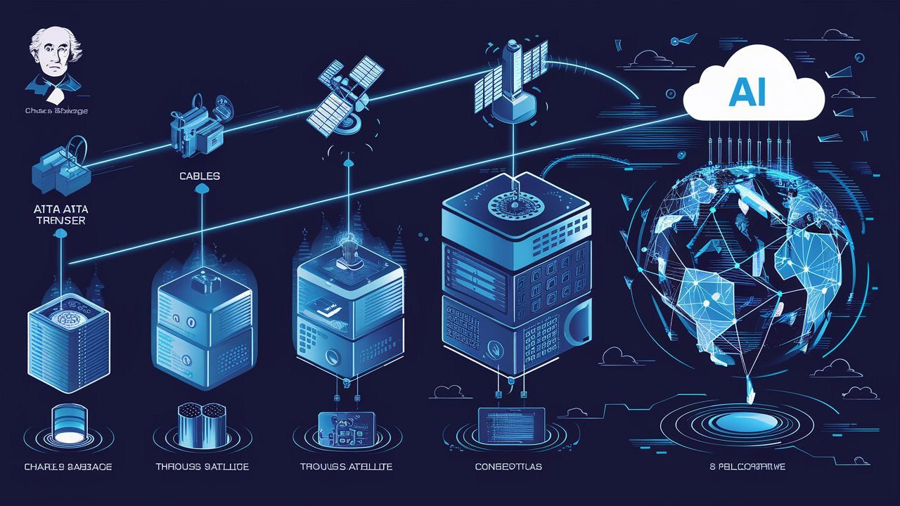 Del cable al cerebro: cómo la transmisión de datos impulsó la Inteligencia Artificial