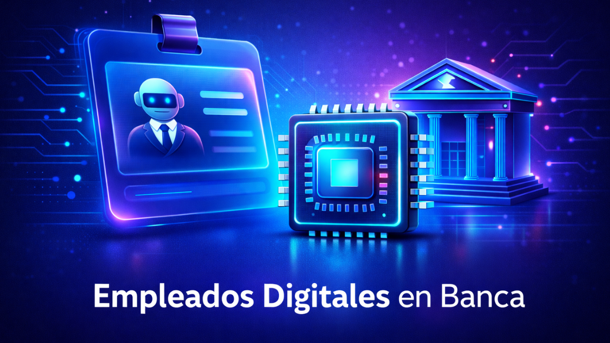De copilotos a empleados digitales: la banca empieza a integrar IA como parte de la plantilla