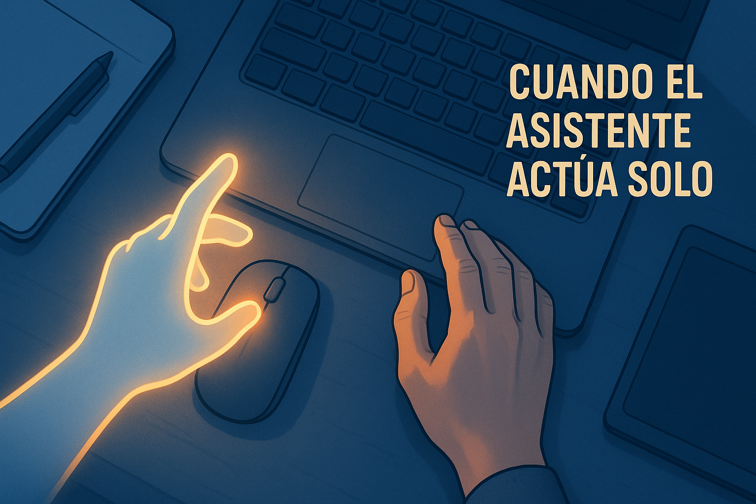 Cuando el asistente empieza a decidir por sí mismo