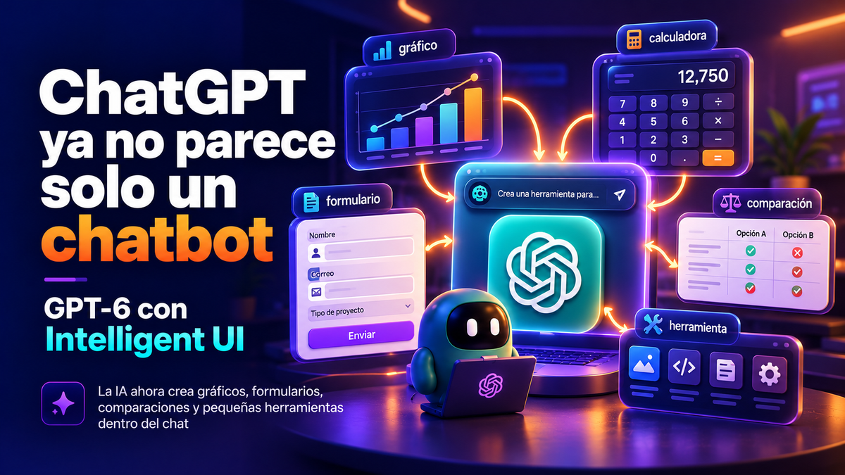 ChatGPT empieza a dejar de parecer un chatbot: así funciona Intelligent UI
