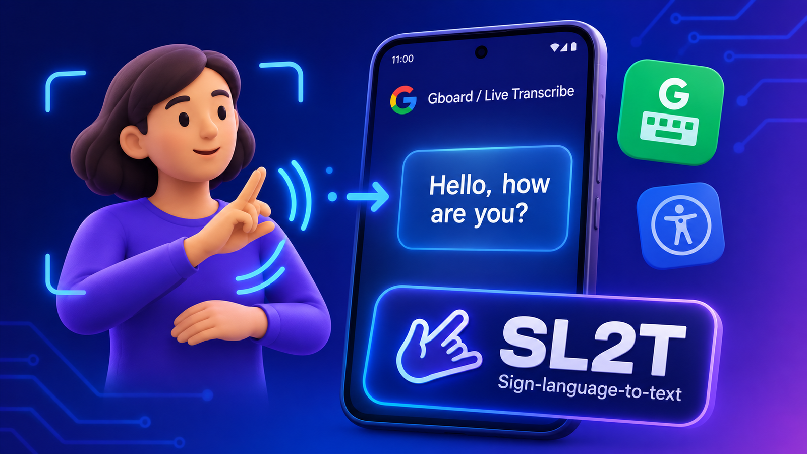 SL2T: el modelo de Google DeepMind que traduce lengua de signos a texto y llega a Gboard y Live Transcribe