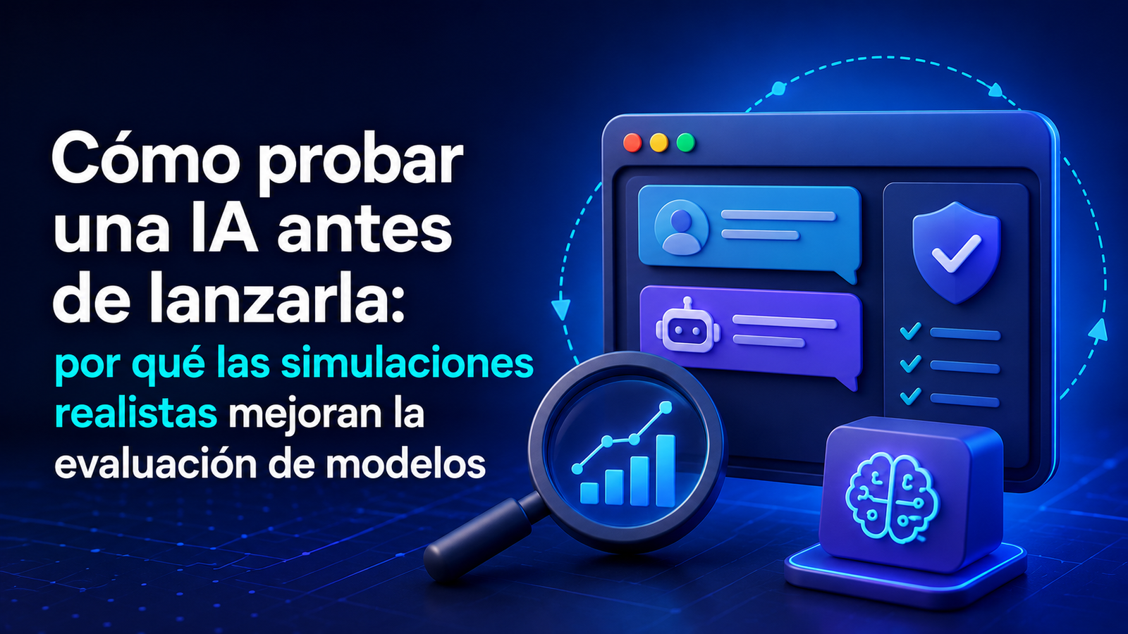 Cómo probar una IA antes de lanzarla: por qué las simulaciones realistas mejoran la evaluación de modelos
