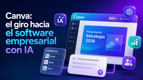 Canva y su giro hacia el software empresarial con IA: qué cambia en su producto y en su propuesta de valor