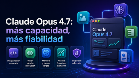 Claude Opus 4.7: qué mejora Anthropic en programación, visión y tareas largas