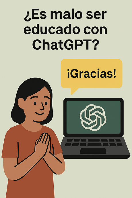 ¿Es malo ser educado con ChatGPT?