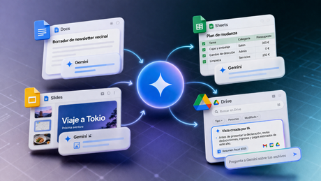 Gemini en Docs, Sheets, Slides y Drive: qué cambia con las nuevas funciones de Google Workspace