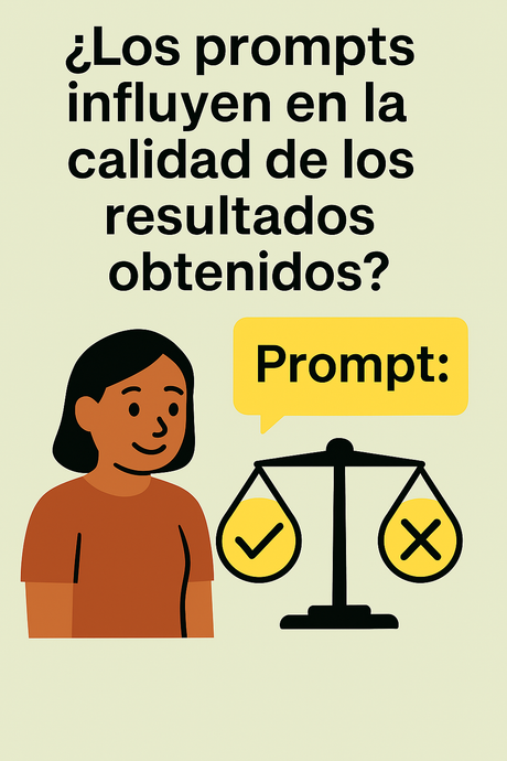 ¿Los prompts influyen en la calidad de los resultados obtenidos?