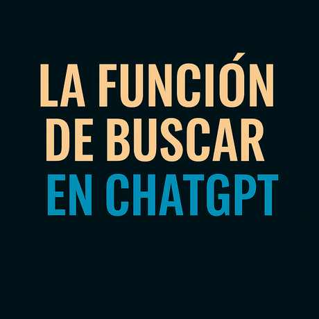 La función de buscar en ChatGPT