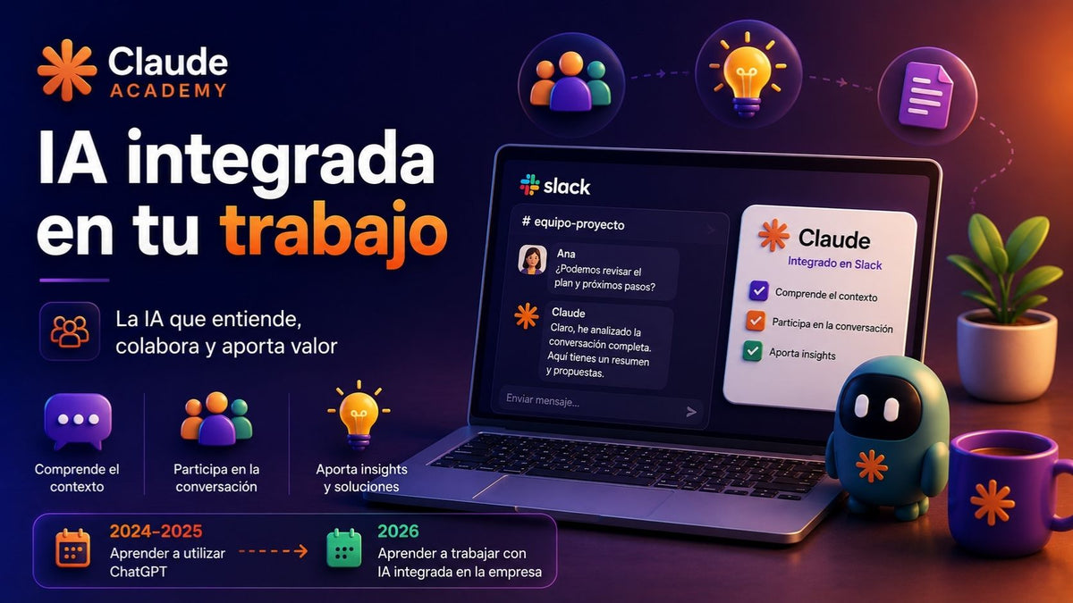 De aprender a usar ChatGPT a trabajar con IA integrada en los procesos de empresa