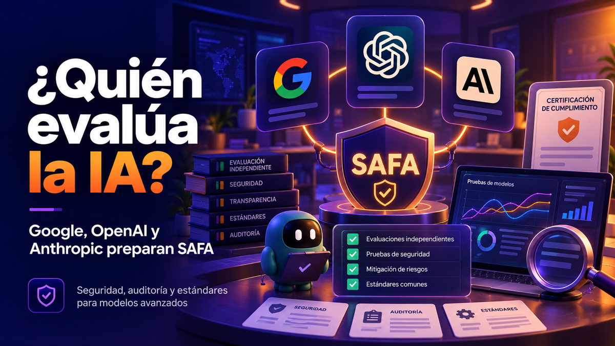 Google, OpenAI y Anthropic preparan SAFA: ¿quién evalúa la seguridad de la IA?