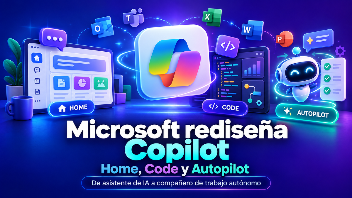 De usar la IA a sacarle partido: estrenamos sdame blog sobre esta noticiA Microsoft rediseña Copilot: de asistente de IA a compañero de trabajo autónomoervicio de consultoría en IA