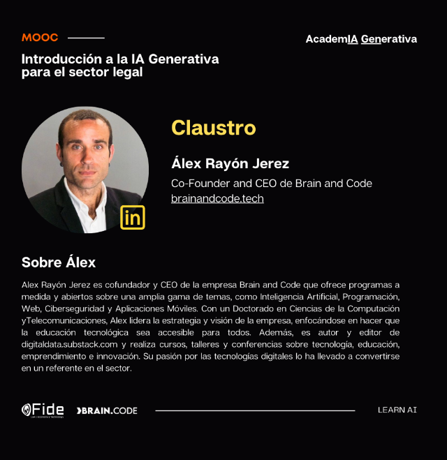 AcademIA Generativa | Introducción a la IAG para el sector legal